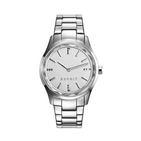 ESPRIT - Damenarmbanduhr, Edelstahl, Metallband, Quartzwerk, SILVER