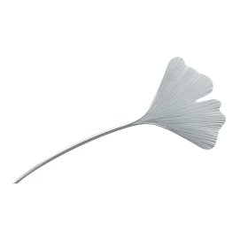Brosche Gingkoblatt 925 Silber