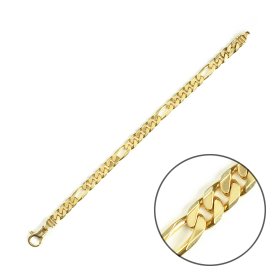 Armband Gelbgold 333 Figaro 21cm